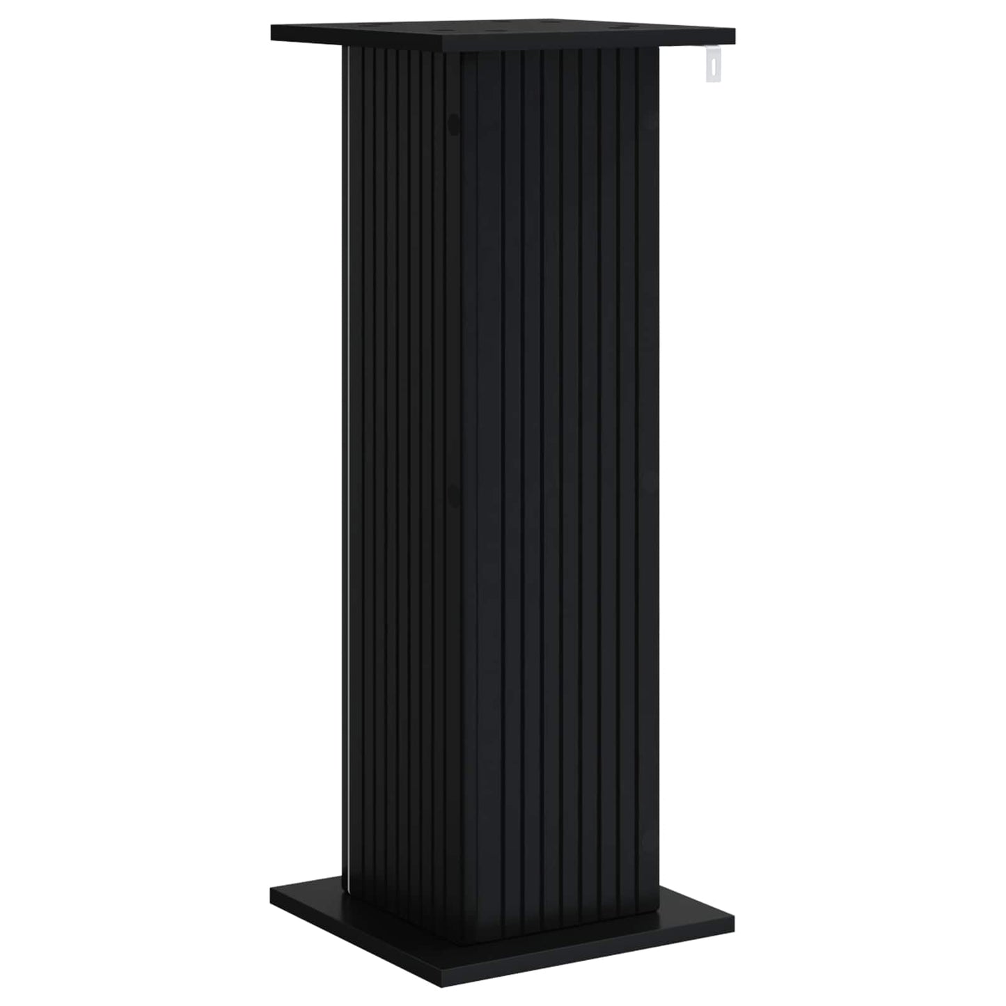 Plantenstandaard Zwart 30,5 x 30 x 80,5 cm Bewerkt hout