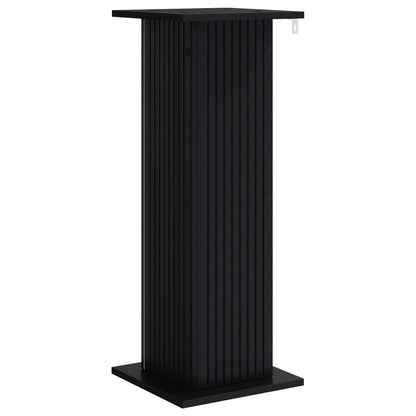 Plantenstandaard Zwart 30,5 x 30 x 80,5 cm Bewerkt hout