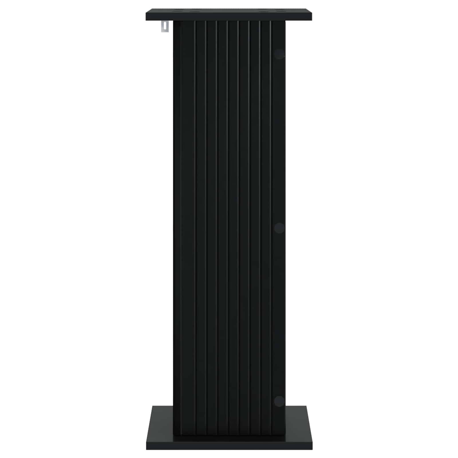 Plantenstandaard 2 pcs Zwart 30,5 x 30 x 80,5 cm Bewerkt hout