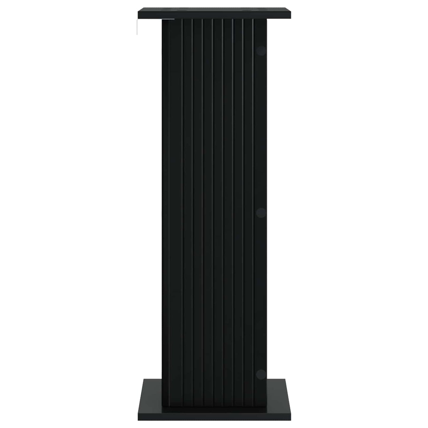 Plantenstandaard 2 pcs Zwart 30,5 x 30 x 80,5 cm Bewerkt hout
