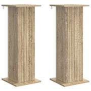 Plantenstandaard set van 2 Sonoma Eiken 30,5x30x80,5 cm