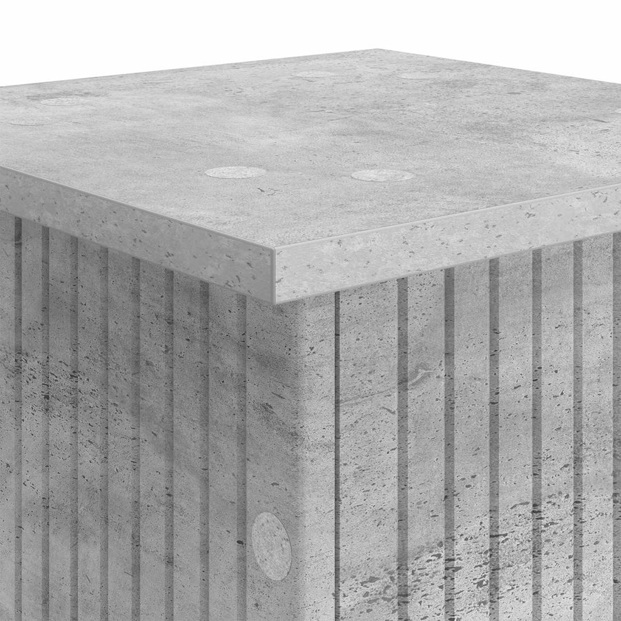 Plantenstandaard Betongrijs 30,5 x 30 x 80,5 cm Bewerkt hout