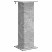 Plantenstandaard 30,5x30x80,5 cm betongrijs bewerkt hout
