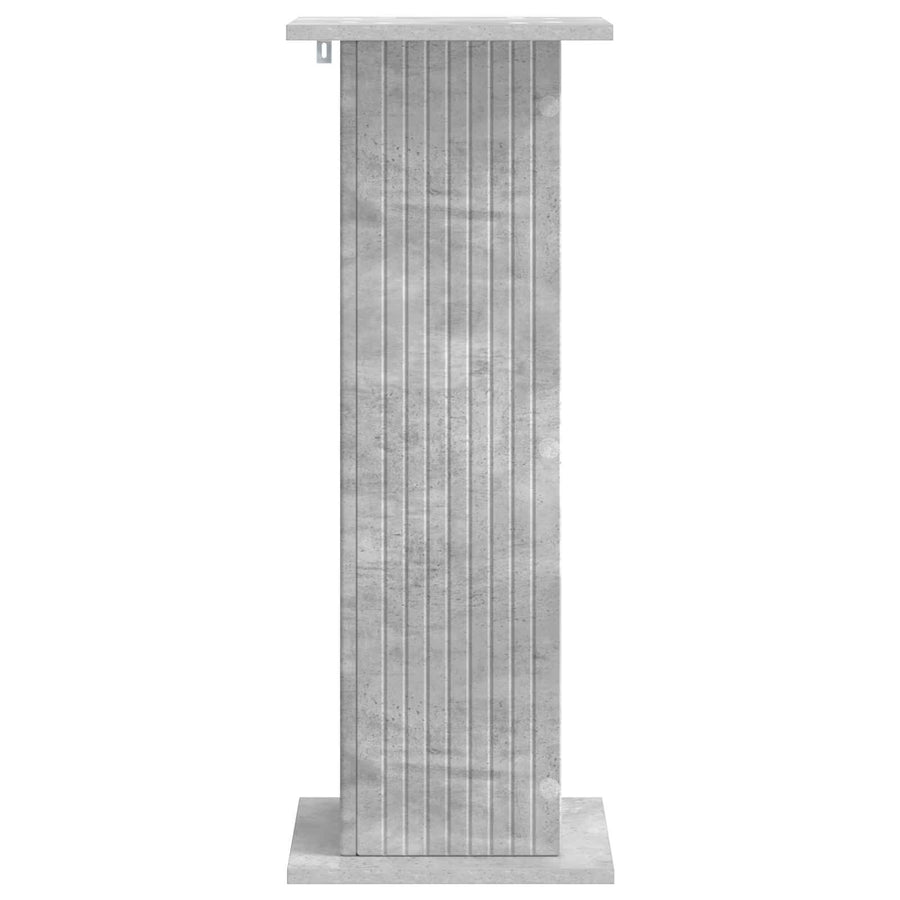 Plantenstandaard Betongrijs 30,5 x 30 x 80,5 cm Bewerkt hout