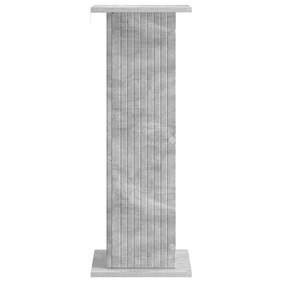 Plantenstandaard Betongrijs 30,5 x 30 x 80,5 cm Bewerkt hout