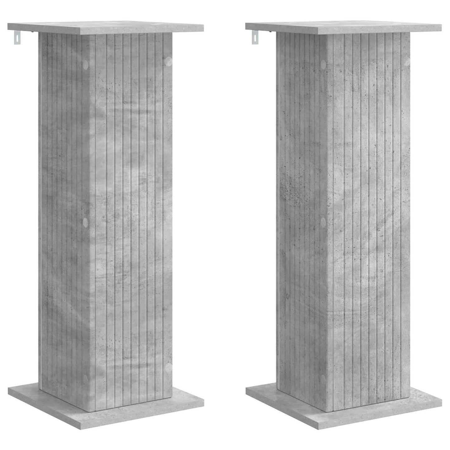 Plantenstandaard 2 pcs Betongrijs 30,5 x 30 x 80,5 cm