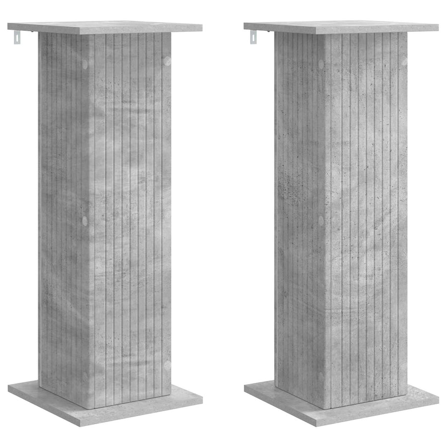 Plantenstandaard 2 pcs Betongrijs 30,5 x 30 x 80,5 cm