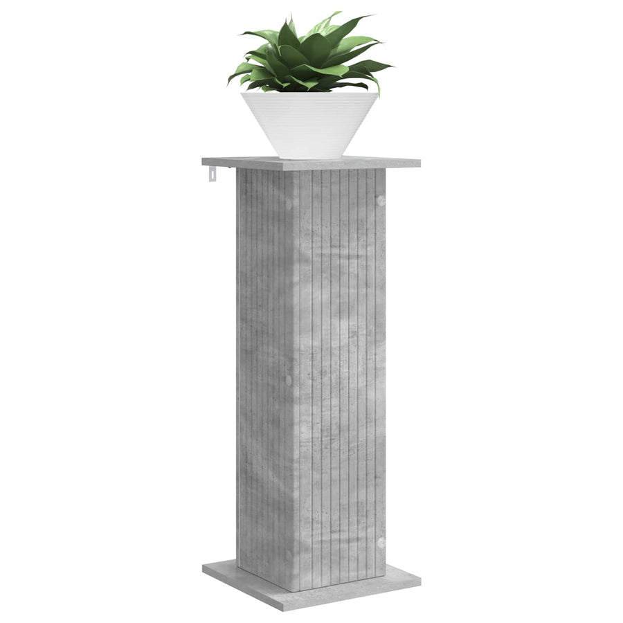 Plantenstandaard 2 pcs Betongrijs 30,5 x 30 x 80,5 cm