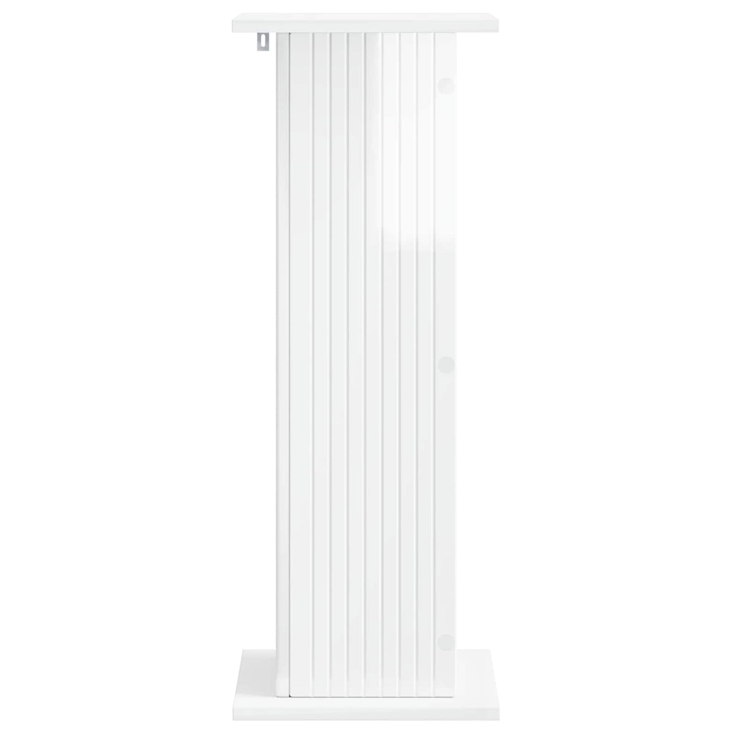 Plantenstandaard Hoogglans Wit 30,5 x 30 x 80,5 cm Bewerkt hout