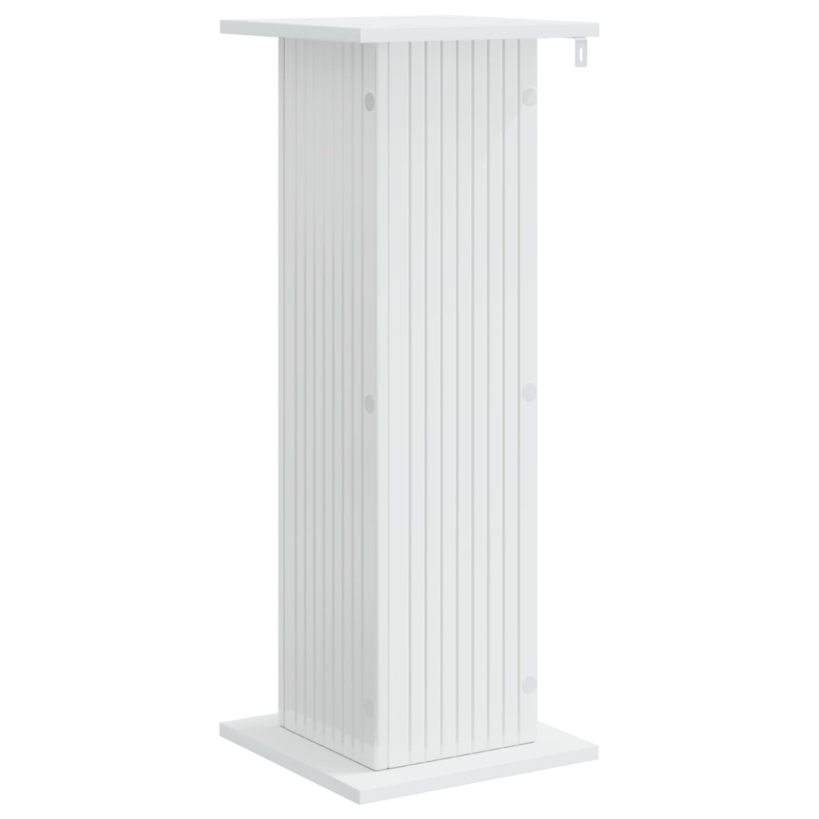 Plantenstandaard 2 pcs Hoogglans Wit 30,5 x 30 x 80,5 cm