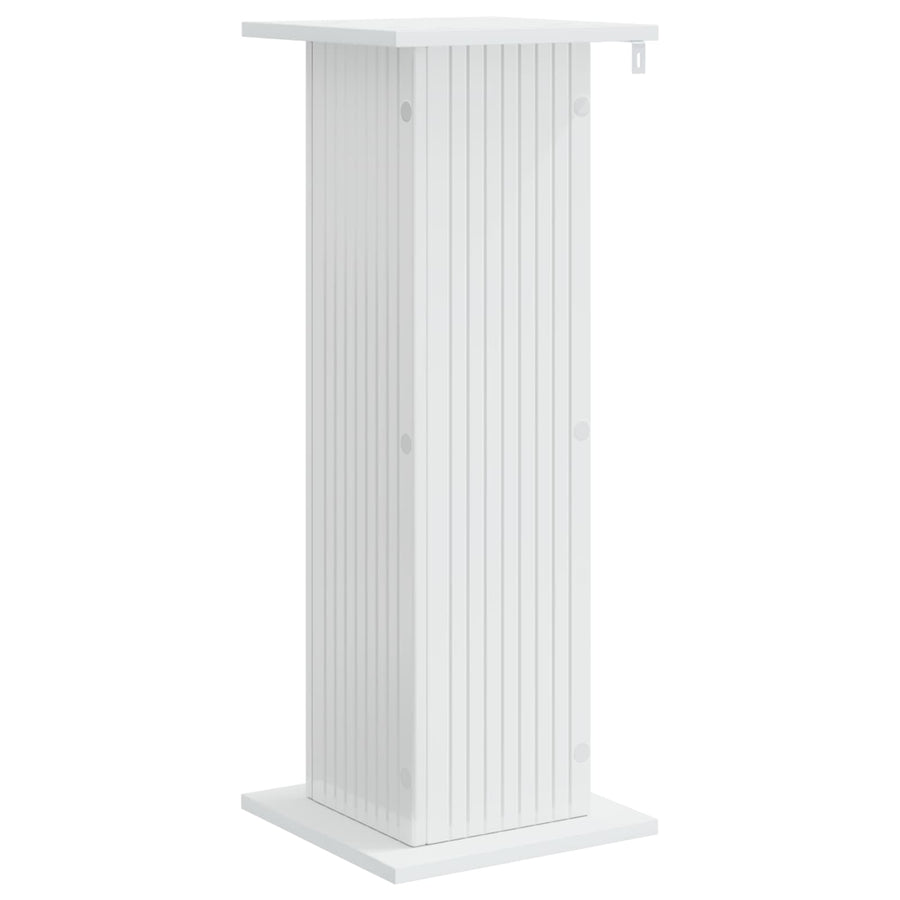 Plantenstandaard 2 pcs Hoogglans Wit 30,5 x 30 x 80,5 cm