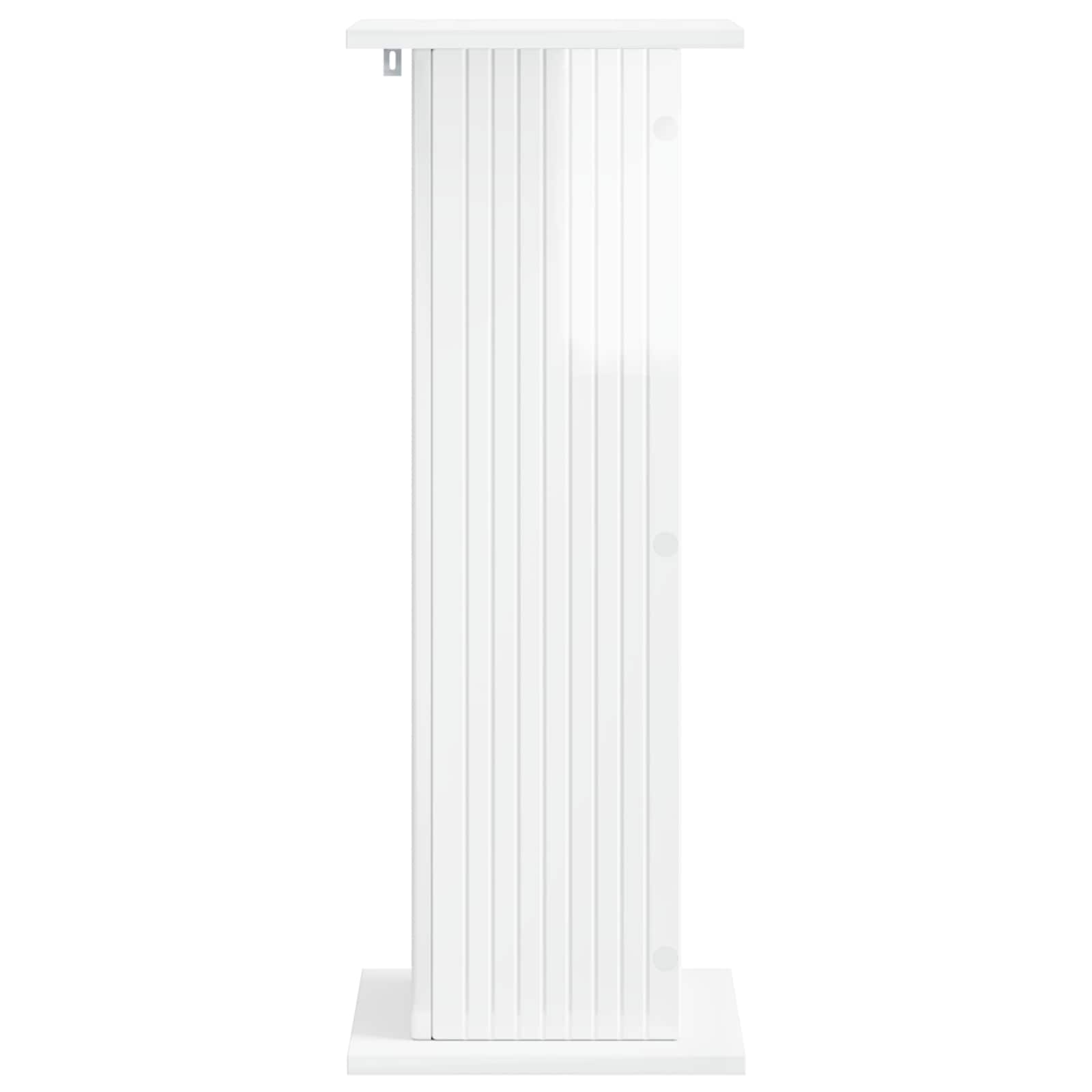Plantenstandaard 2 pcs Hoogglans Wit 30,5 x 30 x 80,5 cm