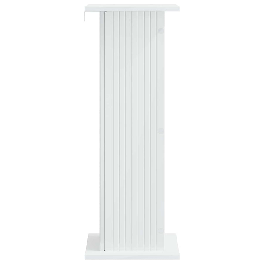 Plantenstandaard 2 pcs Hoogglans Wit 30,5 x 30 x 80,5 cm