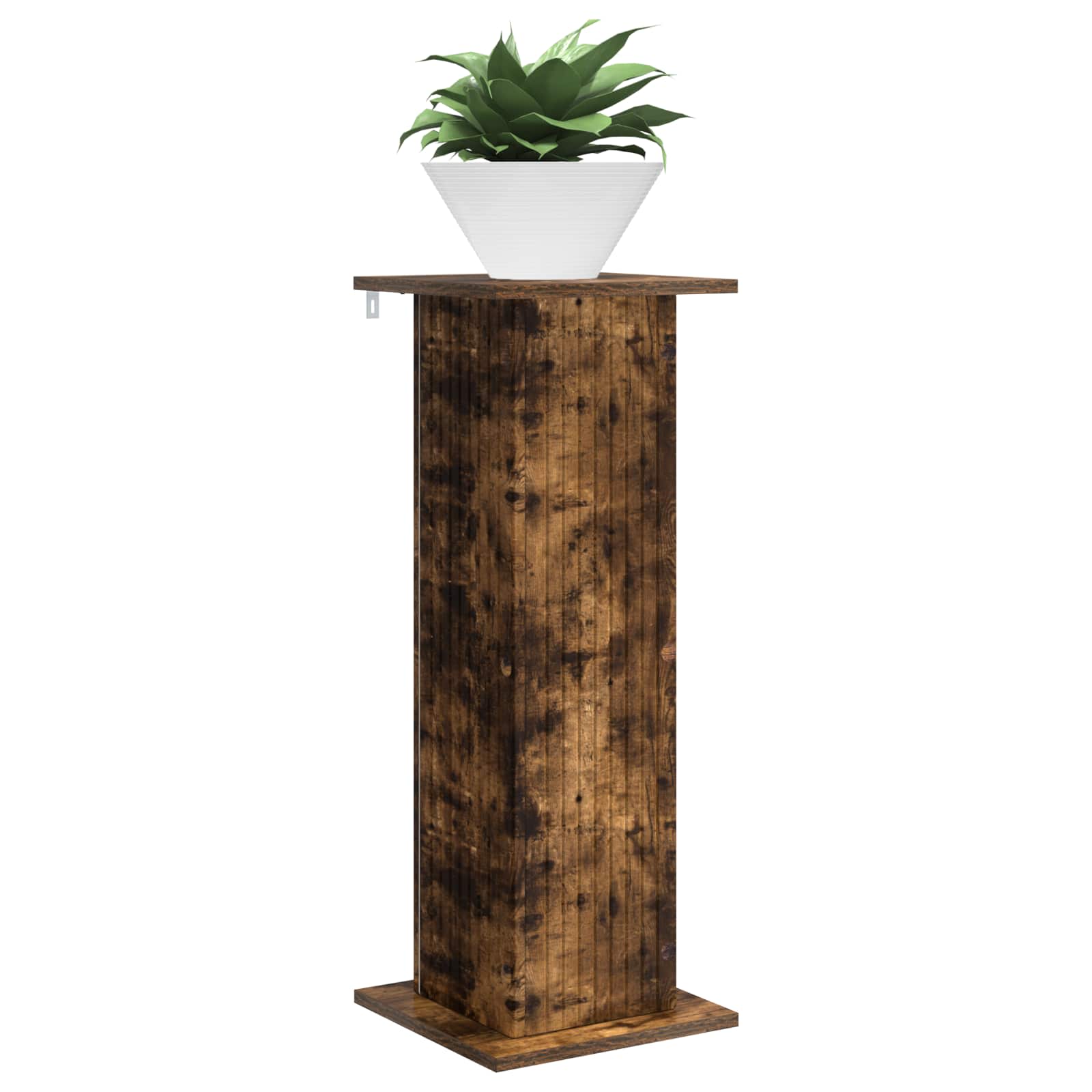 Plantenstandaard 2 pcs Gerookt eiken 30,5 x 30 x 80,5 cm