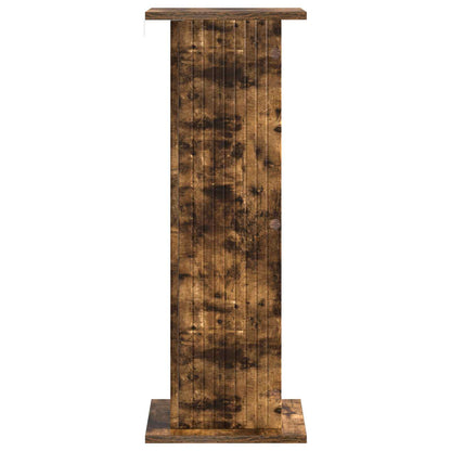 Plantenstandaard 2 pcs Gerookt eiken 30,5 x 30 x 80,5 cm