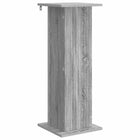 Plantenstandaard 30,5x30x80,5 cm grijs sonoma bewerkt hout