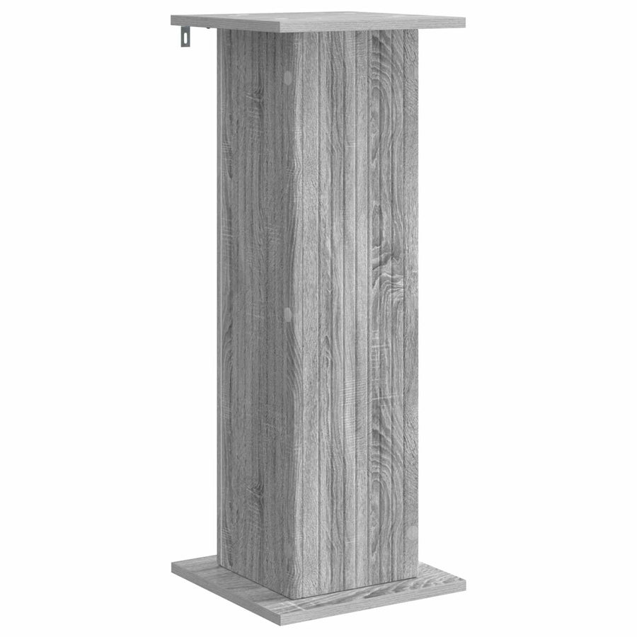 Plantenstandaard Grijs sonoma 30,5 x 30 x 80,5 cm Bewerkt hout