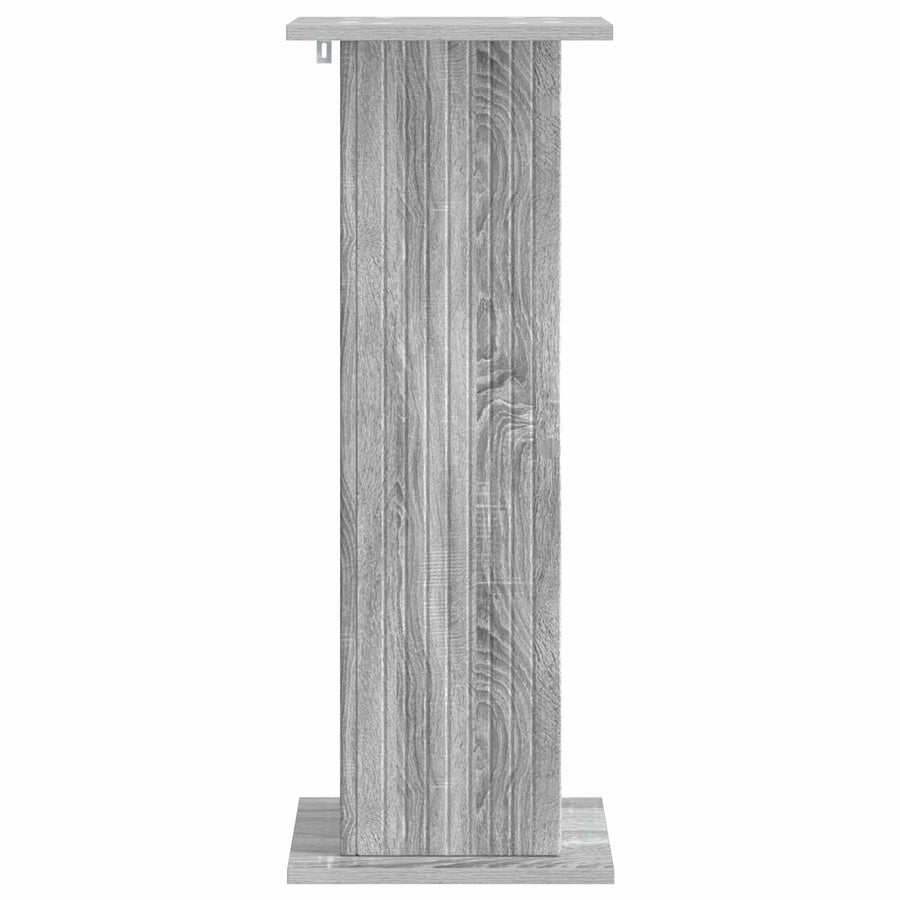 Plantenstandaard Grijs sonoma 30,5 x 30 x 80,5 cm Bewerkt hout