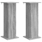 Plant stand 2 pcs Grey sonoma 30.5 x 30 x 80.5 cm