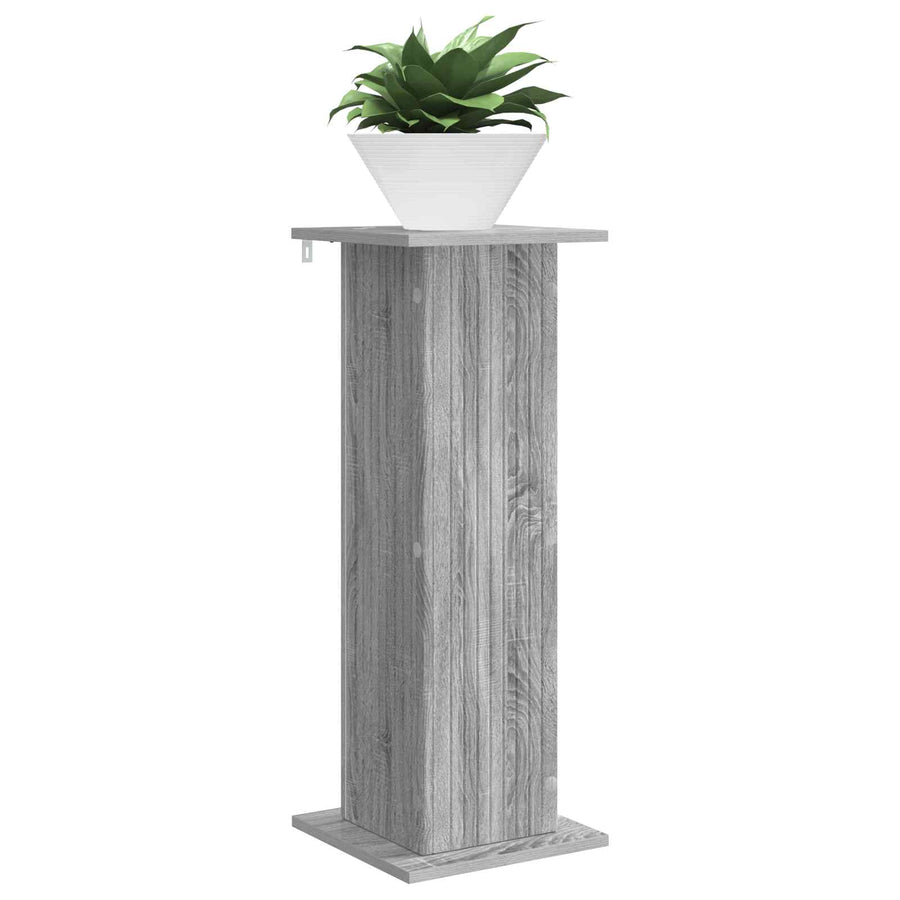 Plantenstandaard 2 pcs Grijs sonoma 30,5 x 30 x 80,5 cm