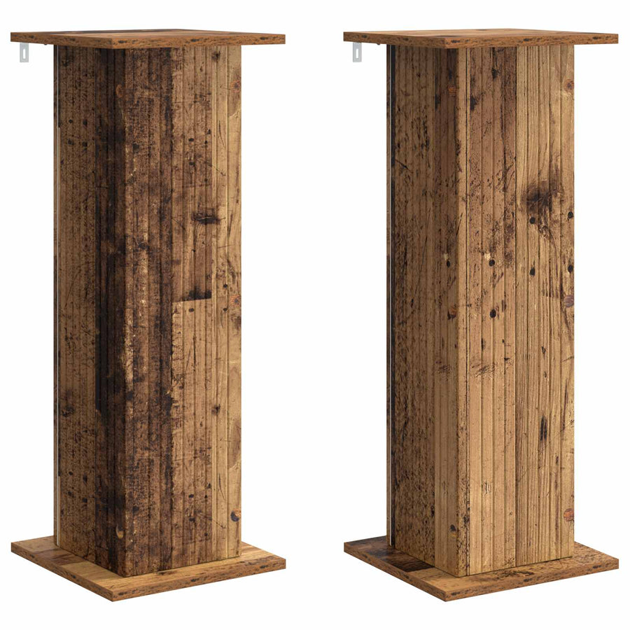 Plantenstandaard 2 pcs Oud hout 30,5 x 30 x 80,5 cm