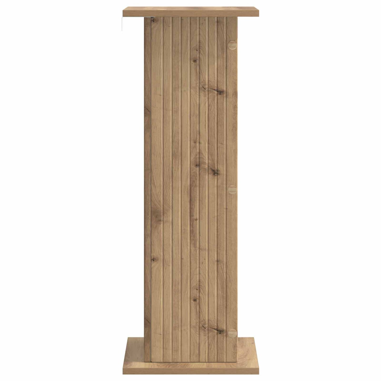 Plantenstandaard Artisanaal eiken 30,5 x 30 x 80,5 cm