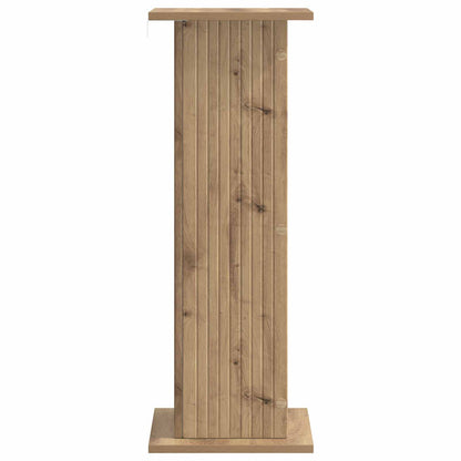 Plantenstandaard Artisanaal eiken 30,5 x 30 x 80,5 cm