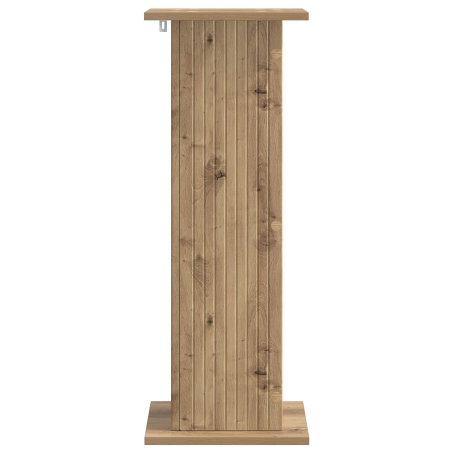 Plantenstandaard 2 pcs Artisanaal eiken 30,5 x 30 x 80,5 cm