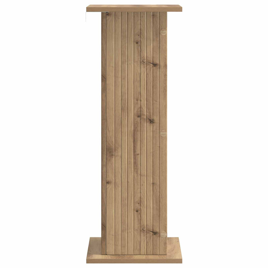 Plantenstandaard 2 pcs Artisanaal eiken 30,5 x 30 x 80,5 cm