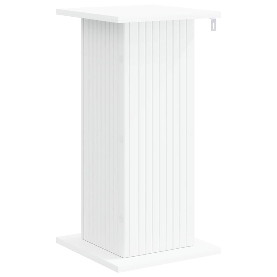 Plantenstandaard Wit 30,5 x 30 x 60,5 cm Bewerkt hout