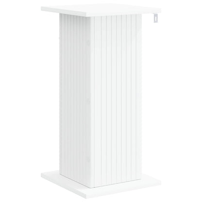 Plantenstandaard 2 pcs Wit 30,5 x 30 x 60,5 cm Bewerkt hout