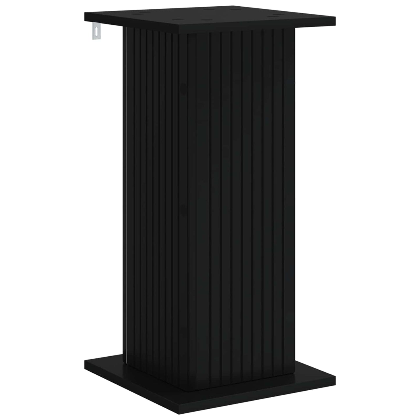 Plantenstandaard Zwart 30,5 x 30 x 60,5 cm Bewerkt hout