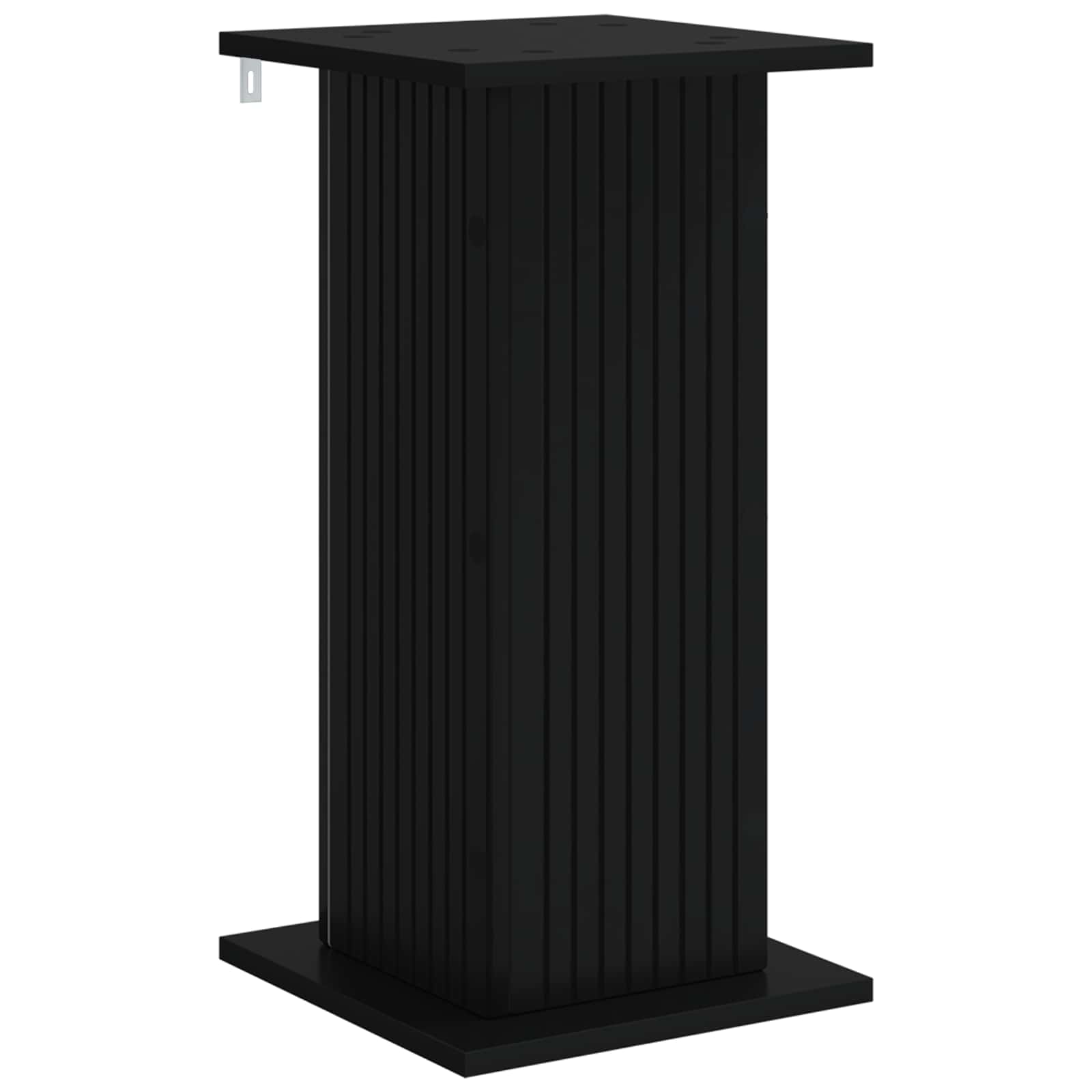 Plantenstandaard Zwart 30,5 x 30 x 60,5 cm Bewerkt hout