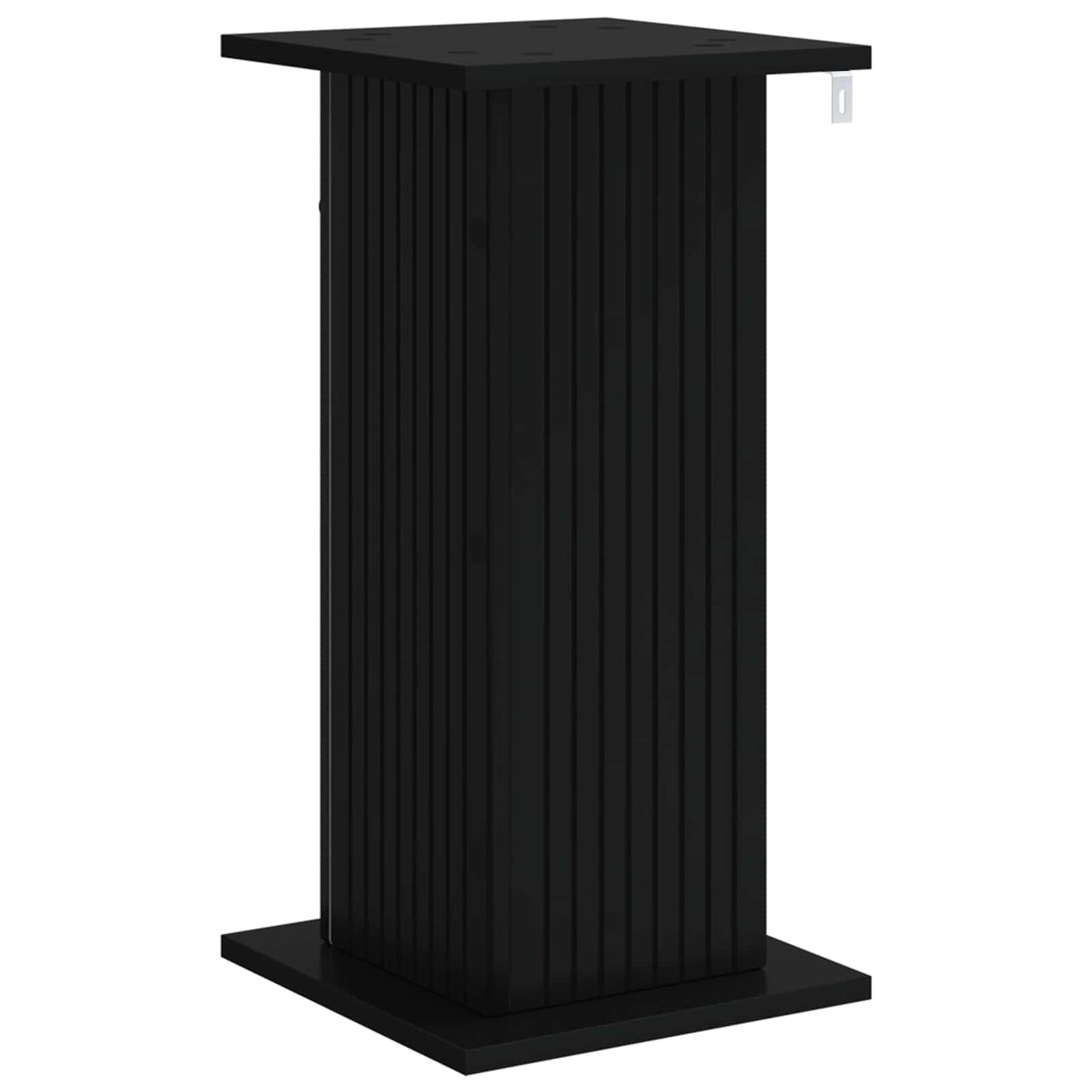 Plantenstandaard Zwart 30,5 x 30 x 60,5 cm Bewerkt hout