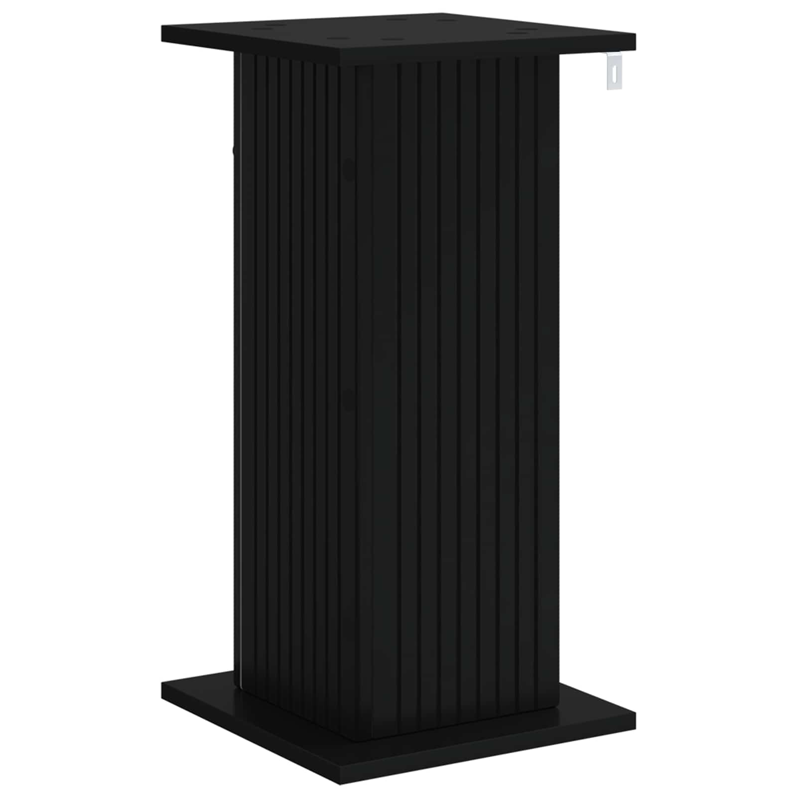 Plantenstandaard Zwart 30,5 x 30 x 60,5 cm Bewerkt hout