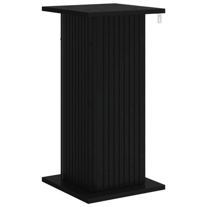 Plantenstandaard Zwart 30,5 x 30 x 60,5 cm Bewerkt hout