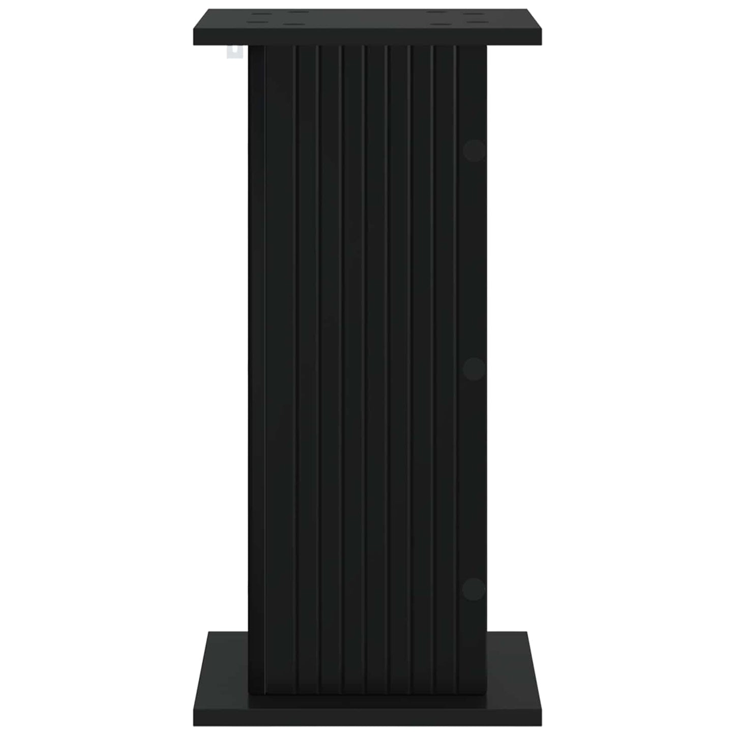 Plantenstandaard Zwart 30,5 x 30 x 60,5 cm Bewerkt hout