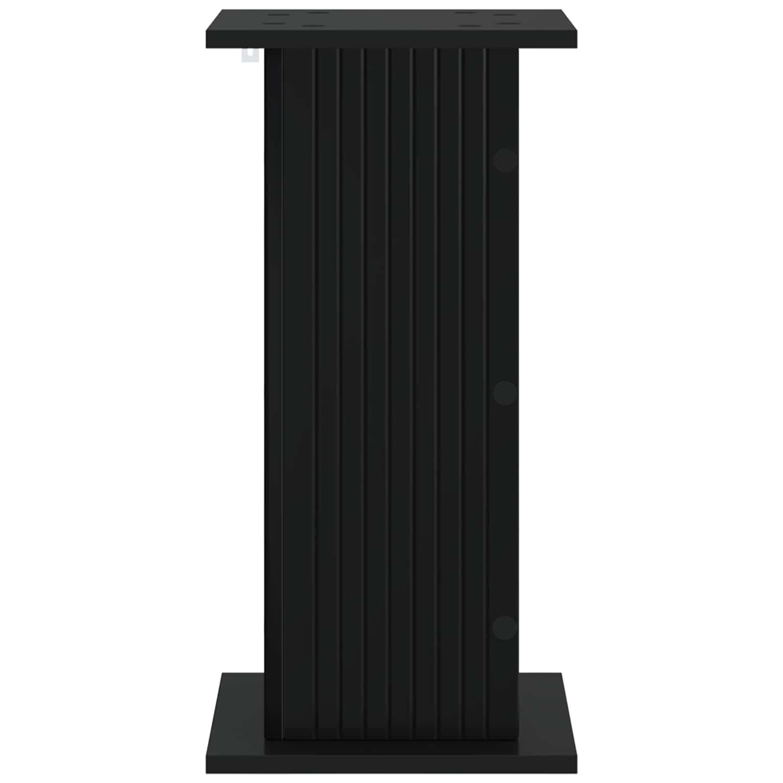 Plantenstandaard Zwart 30,5 x 30 x 60,5 cm Bewerkt hout