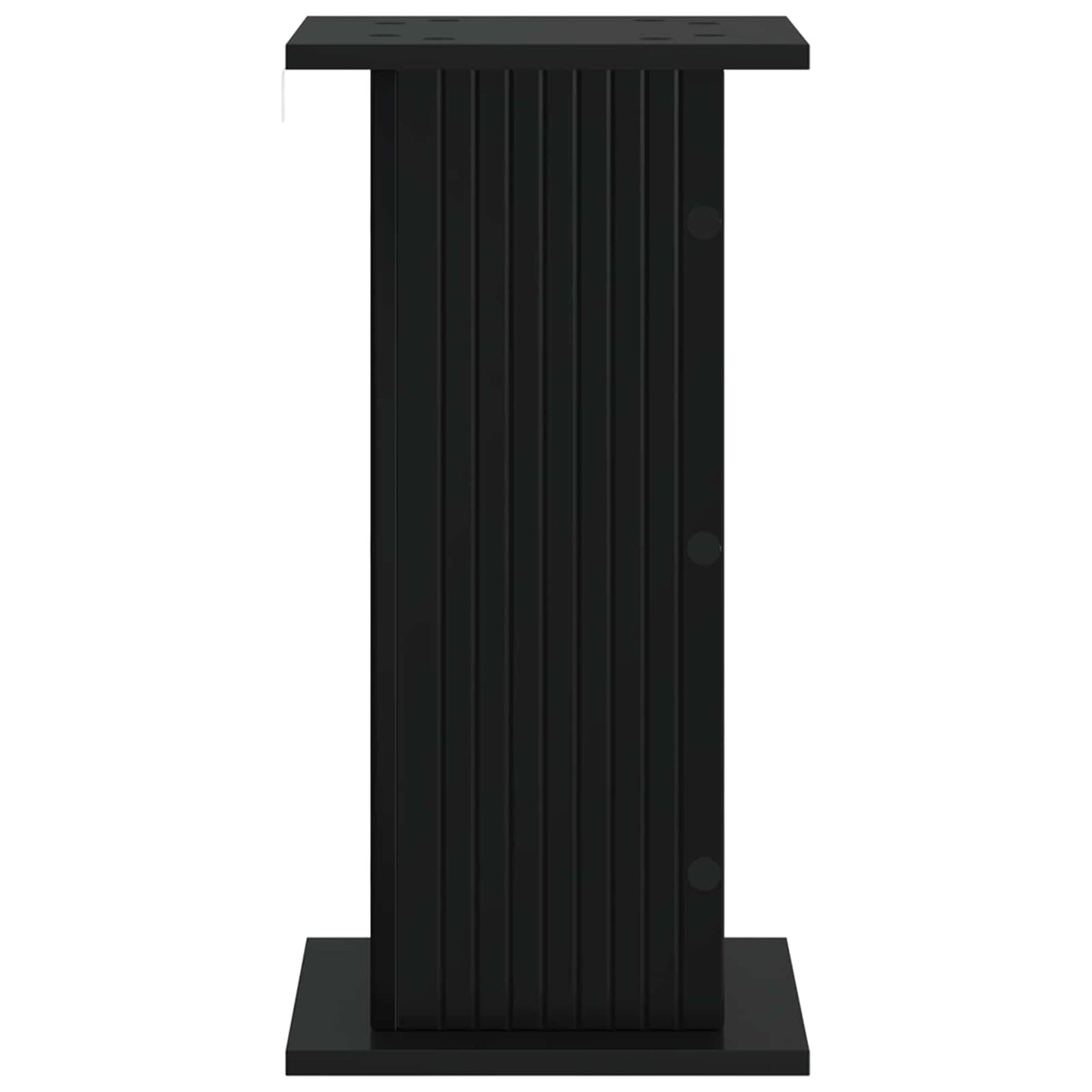 Plantenstandaard Zwart 30,5 x 30 x 60,5 cm Bewerkt hout