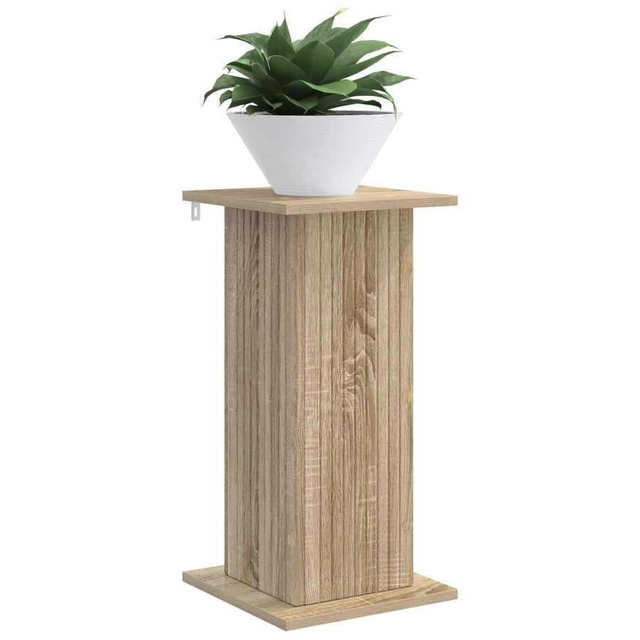 Plantenstandaard Sonoma Eiken 30,5 x 30 x 60,5 cm Bewerkt hout