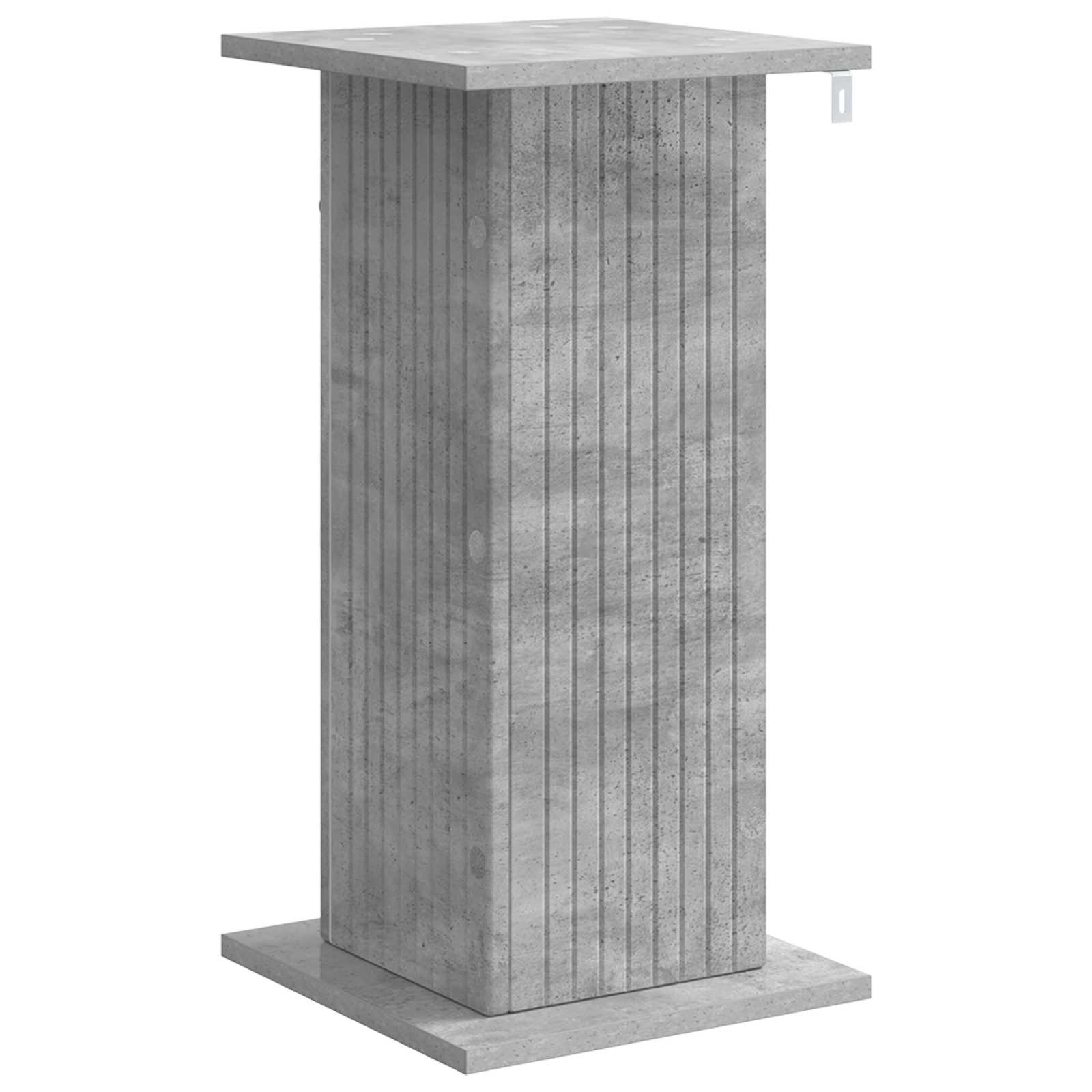 Plantenstandaard Betongrijs 30,5 x 30 x 60,5 cm Bewerkt hout