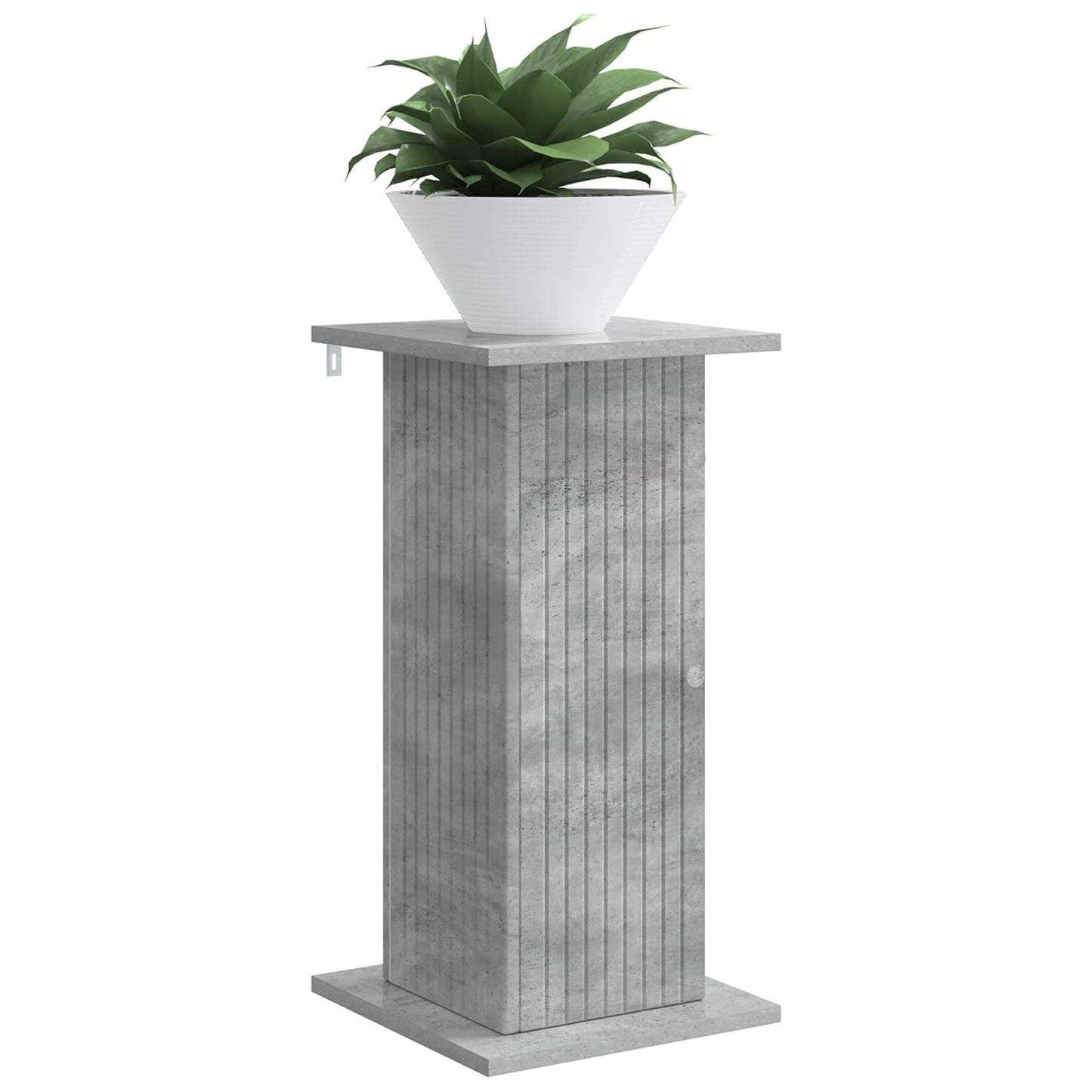Plantenstandaard Betongrijs 30,5 x 30 x 60,5 cm Bewerkt hout