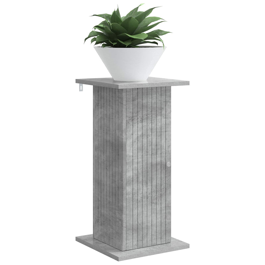 Plantenstandaard Betongrijs 30,5 x 30 x 60,5 cm Bewerkt hout