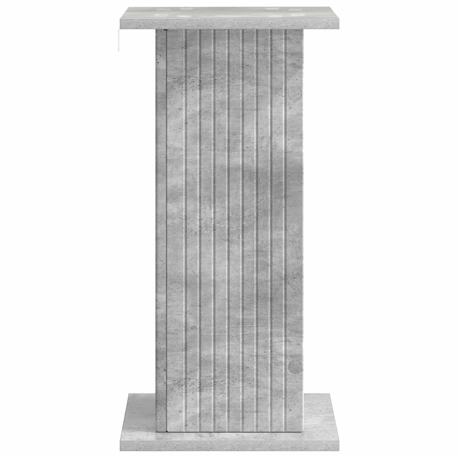 Plantenstandaard Betongrijs 30,5 x 30 x 60,5 cm Bewerkt hout