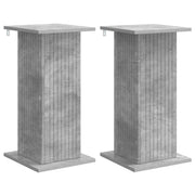 Plantenstandaard 2 stuks 30,5x30x60,5 cm betongrijs
