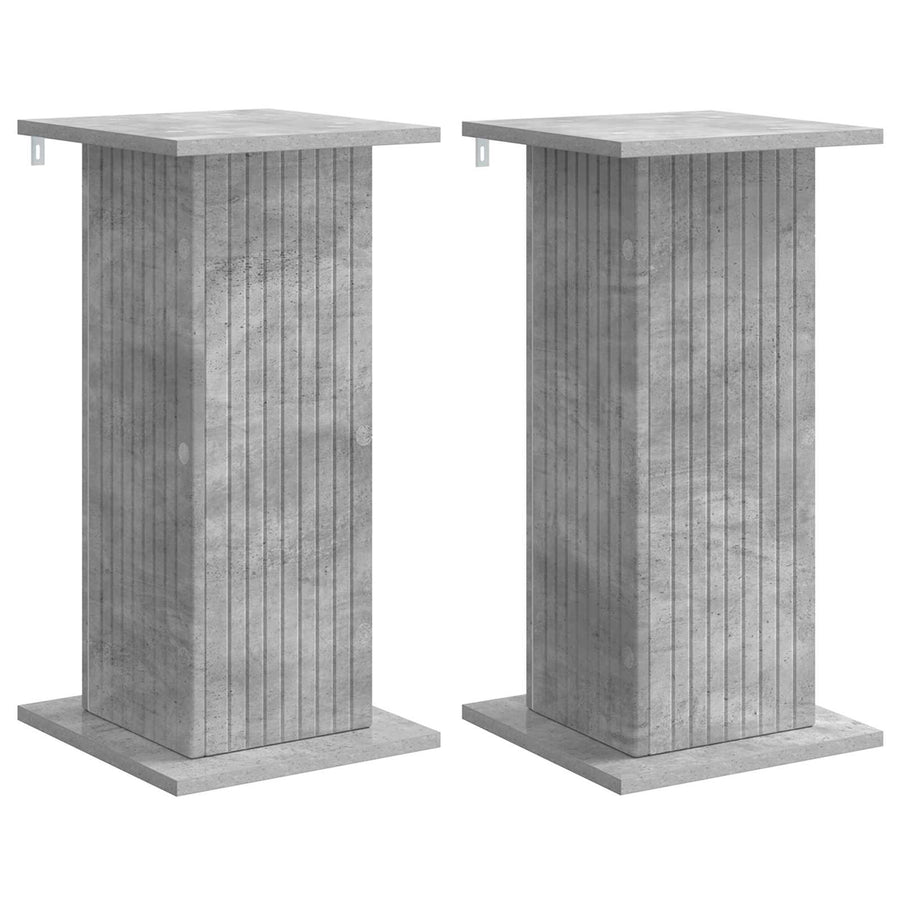Plantenstandaard 2 pcs Betongrijs 30,5 x 30 x 60,5 cm