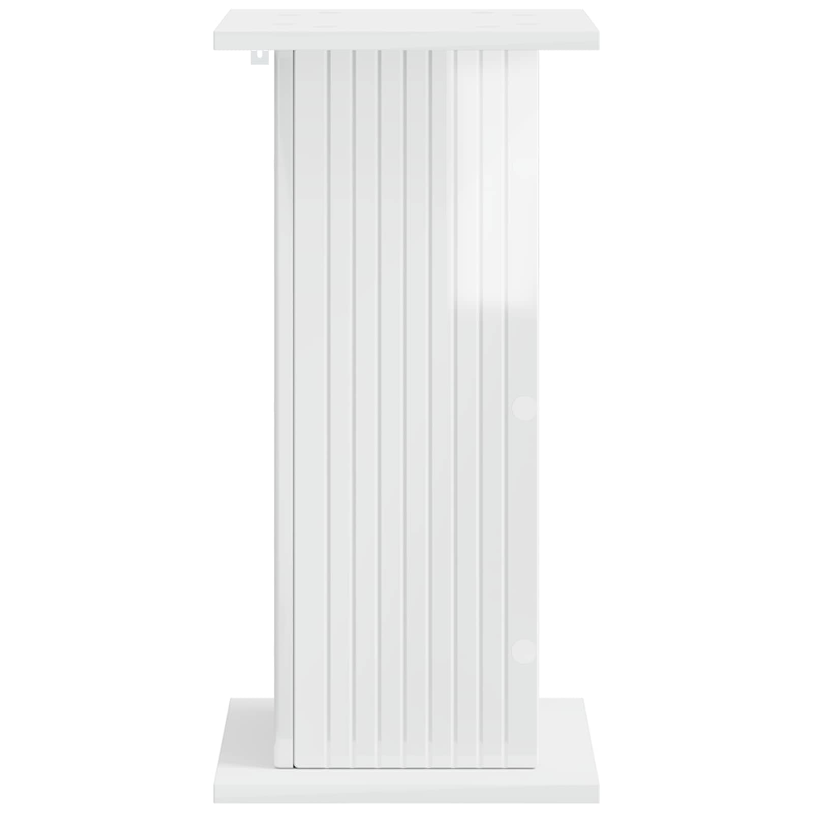 Plantenstandaard Hoogglans Wit 30,5 x 30 x 60,5 cm Bewerkt hout