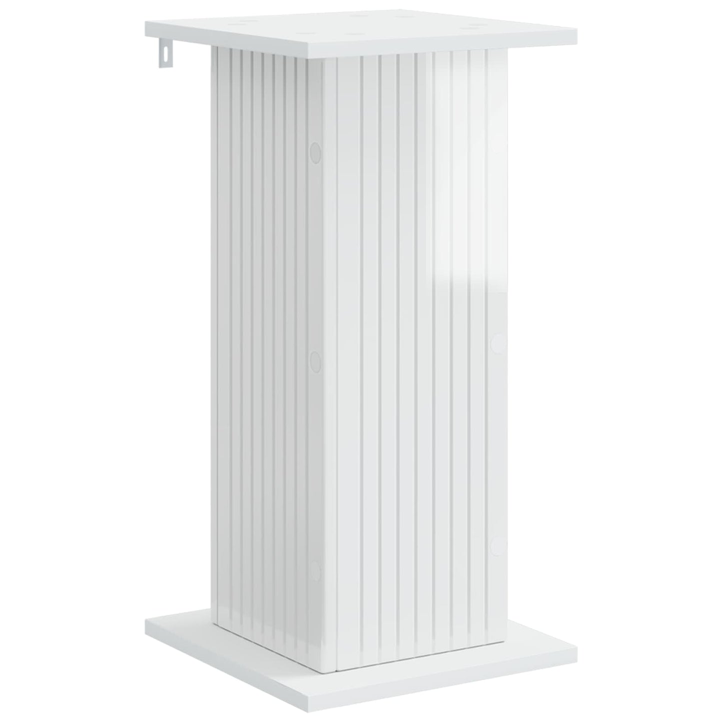 Plantenstandaard 2 pcs Hoogglans Wit 30,5 x 30 x 60,5 cm