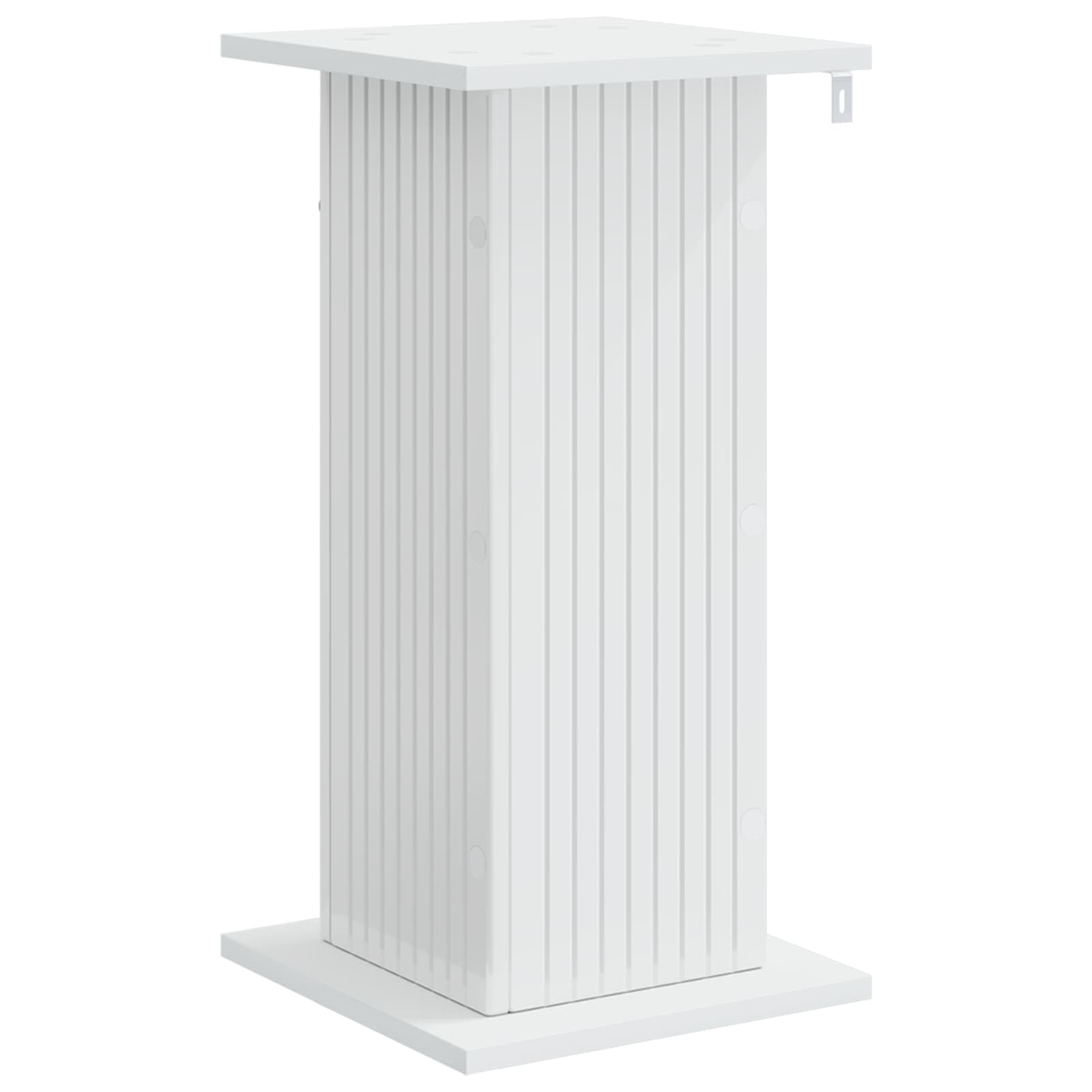 Plantenstandaard 2 pcs Hoogglans Wit 30,5 x 30 x 60,5 cm