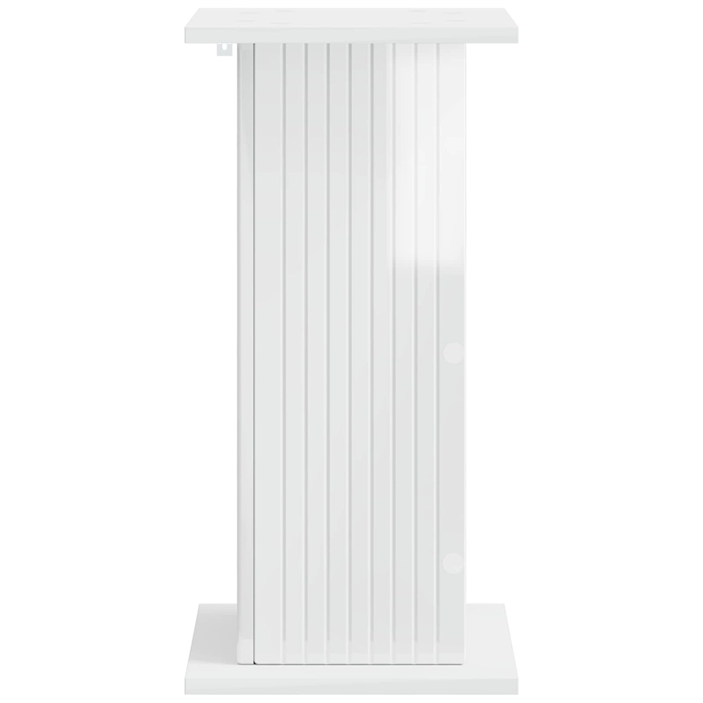 Plantenstandaard 2 pcs Hoogglans Wit 30,5 x 30 x 60,5 cm